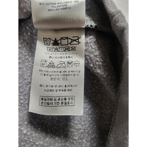 Patagonia Mens Small Lightweight Crew neck Sweatshirt Gray Green Fitz Roy Scope - Picture 7 of 12